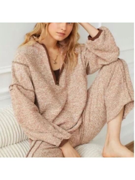 Urban Outfitters Tops - Out From Under Urban Outfitters Oversized Brooke Quarter Zip Pull over Medium